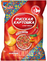 Чипсы картофельные Русская картошка со вкусом сыра начо